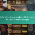 Die Walking Dead: Survivors Event-Meilensteinpreise für Ressourcenbelohnungen