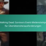 Die Walking Dead: Survivors Event-Meilensteinpreise für Überlebensherausforderungen
