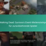 Die Walking Dead: Survivors Event-Meilensteinpreise für zurückkehrende Spieler