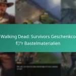 Die Walking Dead: Survivors Geschenkcodes für Bastelmaterialien