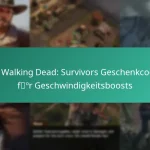 Die Walking Dead: Survivors Geschenkcodes für Geschwindigkeitsboosts