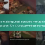 Die Walking Dead: Survivors monatliche Passboni für Charakterverbesserungen