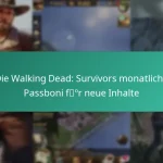 Die Walking Dead: Survivors monatliche Passboni für neue Inhalte
