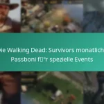 Die Walking Dead: Survivors monatliche Passboni für spezielle Events